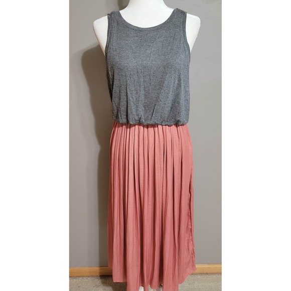 LOFT Dresses & Skirts - Loft Pleated Skirt Tank Dress